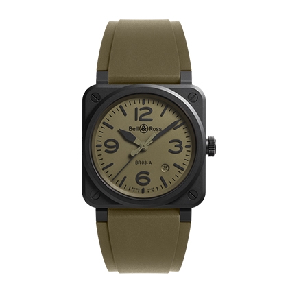 No.09Bell & Ross BR-03 MILITARY CERAMIC腕錶