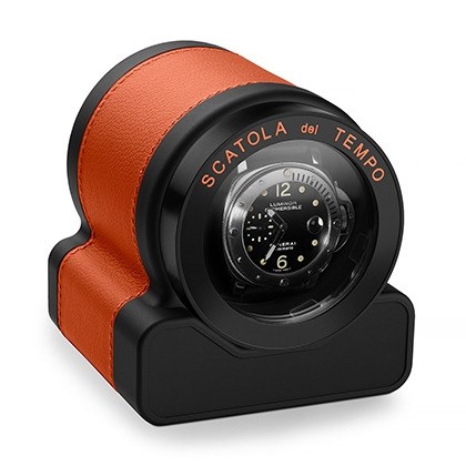 No.01 Scatola Rotor One-Orange black Bezel自動上鍊儀收藏盒
