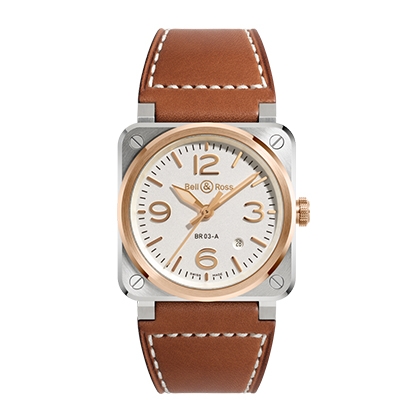 No.14Bell & Ross BR03A-WH-STPG/SCA腕錶
