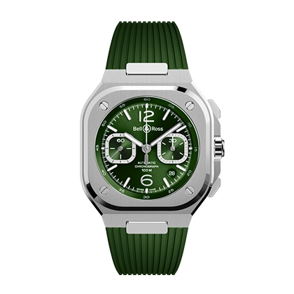 No.30Bell & Ross BR-05 CHRONO GREEN STEEL腕錶