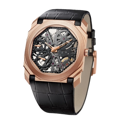 No.11寶格麗Bvlgari Octo Finissimo超薄鏤空腕錶