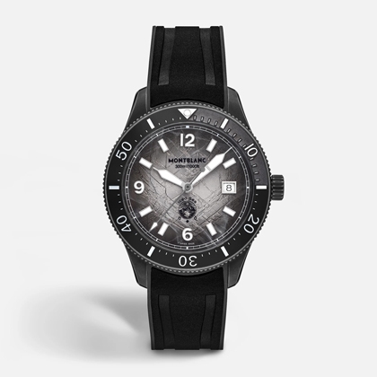 No.04萬寶龍Montblanc Iced Sea日期顯示自動腕錶0 OXYGEN 特別版