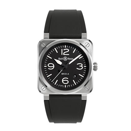 No.07Bell & Ross BR-03 BLACK STEEL腕錶