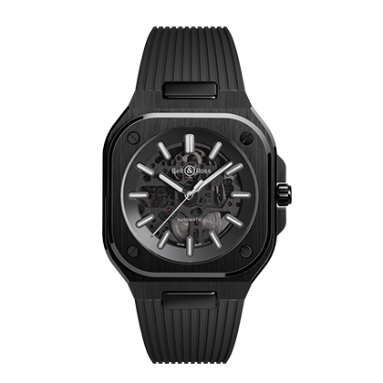 No.40Bell & Ross BR-05 SKELETON BLACK CERAMIC腕錶